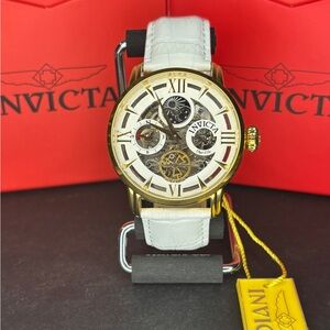Invicta Objet D Art Automatic White Dial Men's Watch 47mm
